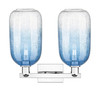 INNOVATIONS 716-2W-PC-G482-7SB Brookhaven Cloche 2-Light Bath Vanity Light Polished Chrome