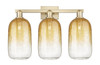 INNOVATIONS 716-3W-CB-G482-7AM Brookhaven Cloche 3-Light Bath Vanity Light Champagne Bronze