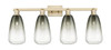 INNOVATIONS 716-4W-CB-G480-6SL Brookhaven Almond 4-Light Bath Vanity Light Champagne Bronze