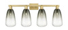 INNOVATIONS 716-4W-BB-G480-6SL Brookhaven Almond 4-Light Bath Vanity Light Brushed Brass