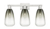 INNOVATIONS 716-3W-SN-G480-6SL Brookhaven Almond 3-Light Bath Vanity Light Brushed Satin Nickel