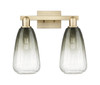 INNOVATIONS 716-2W-CB-G480-6SL Brookhaven Almond 2-Light Bath Vanity Light Champagne Bronze