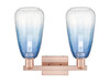 INNOVATIONS 716-2W-AC-G480-6SB Brookhaven Almond 2-Light Bath Vanity Light Antique Copper