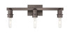 INNOVATIONS 716-3W-OB-G480-6AM Brookhaven Almond 3-Light Bath Vanity Light Oil Rubbed Bronze