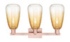 INNOVATIONS 716-3W-AC-G480-6AM Brookhaven Almond 3-Light Bath Vanity Light Antique Copper