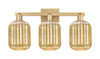 INNOVATIONS 716-3W-BB-G460-7ME Preston 3-Light Bath Vanity Light Brushed Brass