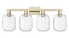 INNOVATIONS 716-4W-AB-G460-7CL Preston 4-Light Bath Vanity Light Antique Brass