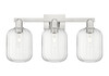 INNOVATIONS 716-3W-SN-G460-7CL Preston 3-Light Bath Vanity Light Brushed Satin Nickel