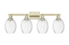 INNOVATIONS 716-4W-AB-G459-6CL Preston 4-Light Bath Vanity Light Antique Brass
