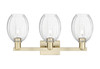 INNOVATIONS 716-3W-AB-G459-6CL Preston 3-Light Bath Vanity Light Antique Brass