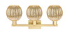INNOVATIONS 716-3W-SG-G458-7ME Preston 3-Light Bath Vanity Light Satin Gold