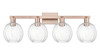 INNOVATIONS 716-4W-AC-G458-7CL Preston 4-Light Bath Vanity Light Antique Copper