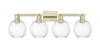 INNOVATIONS 716-4W-AB-G458-7CL Preston 4-Light Bath Vanity Light Antique Brass