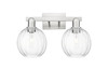 INNOVATIONS 716-2W-SN-G458-7CL Preston 2-Light Bath Vanity Light Brushed Satin Nickel