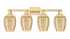 INNOVATIONS 716-4W-SG-G457-6ME Preston 4-Light Bath Vanity Light Satin Gold