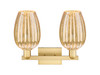 INNOVATIONS 716-2W-SG-G457-6ME Preston 2-Light Bath Vanity Light Satin Gold