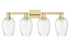 INNOVATIONS 716-4W-SG-G457-6CL Preston 4-Light Bath Vanity Light Satin Gold