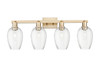 INNOVATIONS 716-4W-CB-G457-6CL Preston 4-Light Bath Vanity Light Champagne Bronze