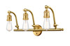 INNOVATIONS 515-3W-SG-G208-8 Beacon 3-Light Bath Vanity Light Satin Gold