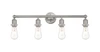INNOVATIONS 616-4W-SN-G208-6 Beacon 4-Light Bath Vanity Light Brushed Satin Nickel