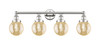 INNOVATIONS 616-4W-PN-G208-6 Beacon 4-Light Bath Vanity Light Polished Nickel