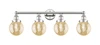 INNOVATIONS 616-4W-PN-G208-6 Beacon 4-Light Bath Vanity Light Polished Nickel