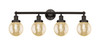 INNOVATIONS 616-4W-OB-G208-6 Beacon 4-Light Bath Vanity Light Oil Rubbed Bronze