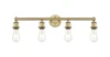 INNOVATIONS 616-4W-BB-G208-6 Beacon 4-Light Bath Vanity Light Brushed Brass