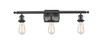 INNOVATIONS 916-3W-BK-G208-6 Beacon 3-Light Bath Vanity Light Matte Black