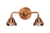 INNOVATIONS 288-2W-AC-G208-6 Beacon 2-Light Bath Vanity Light Antique Copper