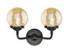 INNOVATIONS 284-2W-OB-G208-6 Beacon 2-Light Bath Vanity Light Oil Rubbed Bronze