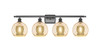 INNOVATIONS 516-4W-OB-G128-8 Athens 4-Light Bath Vanity Light Oil Rubbed Bronze