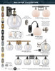 INNOVATIONS 516-3W-SG-G128-8 Athens 3-Light Bath Vanity Light Satin Gold