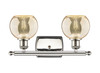 INNOVATIONS 516-2W-PN-G128-6 Athens 2-Light Bath Vanity Light Polished Nickel