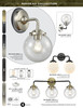 INNOVATIONS 284-3W-BAB Beacon 3-Light Bath Vanity Light Black Antique Brass