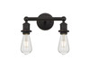 INNOVATIONS 616-2W-OB-G559-8SDY Bridal Veil 2-Light Bath Vanity Light Oil Rubbed Bronze