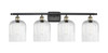 INNOVATIONS 516-4W-BAB-G559-8SDY Bridal Veil 4-Light Bath Vanity Light Black Antique Brass