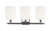 INNOVATIONS 516-3W-PC-G559-8GWH Bridal Veil 3-Light Bath Vanity Light Polished Chrome