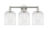 INNOVATIONS 616-3W-PN-G559-8CL Bridal Veil 3-Light Bath Vanity Light Polished Nickel