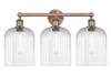 INNOVATIONS 616-3W-AC-G559-8CL Bridal Veil 3-Light Bath Vanity Light Antique Copper