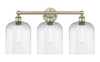 INNOVATIONS 616-3W-AB-G559-8CL Bridal Veil 3-Light Bath Vanity Light Antique Brass