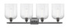 INNOVATIONS 516-4W-OB-G559-8CL Bridal Veil 4-Light Bath Vanity Light Oil Rubbed Bronze