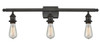 INNOVATIONS 516-3W-OB-G559-8CL Bridal Veil 3-Light Bath Vanity Light Oil Rubbed Bronze