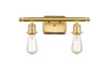 INNOVATIONS 516-2W-SG-G558-6SDY Bella 2-Light Bath Vanity Light Satin Gold