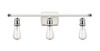 INNOVATIONS 516-3W-WPC-G557-8BL Vaz 3-Light Bath Vanity Light White Polished Chrome