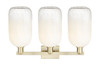 INNOVATIONS 716-3W-AB-G482-7OP Brookhaven Cloche 3-Light Bath Vanity Light Antique Brass