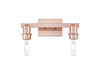 INNOVATIONS 716-2W-AC-G480-6OP Brookhaven Almond 2-Light Bath Vanity Light Antique Copper