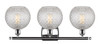 INNOVATIONS 516-3W-PC-G122C-8CL Athens 3-Light Bath Vanity Light Polished Chrome