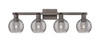 INNOVATIONS 716-4W-OB-G1213-6SM Athens Deco Swirl 4-Light Bath Vanity Light Oil Rubbed Bronze