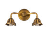 INNOVATIONS 288-2W-BB Nouveau 2 2-Light Bath Vanity Light Brushed Brass
